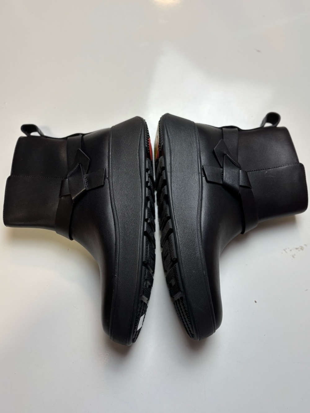 FitFlop Women's F-Mode Knotted-Strap Platform Booties sz 8 - Picture 4 of 8